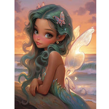 Load image into Gallery viewer, Diamond Painting - Full Round - little girl (30*40CM)
