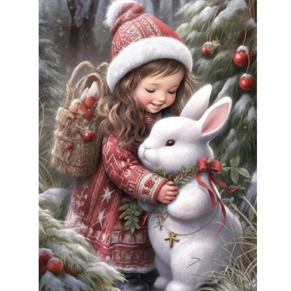 Diamond Painting - Full Round - little girl (30*40CM)