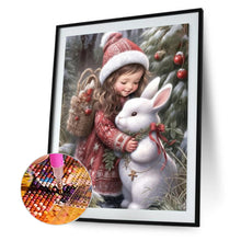 Load image into Gallery viewer, Diamond Painting - Full Round - little girl (30*40CM)
