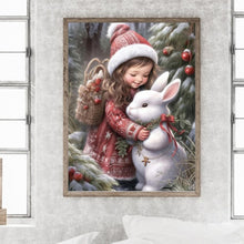 Load image into Gallery viewer, Diamond Painting - Full Round - little girl (30*40CM)
