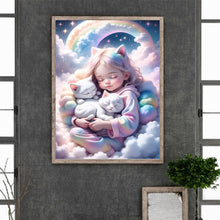 Load image into Gallery viewer, Diamond Painting - Full Round - little girl (30*40CM)

