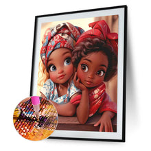 Load image into Gallery viewer, Diamond Painting - Full Round - little girl (30*40CM)
