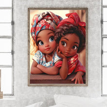 Load image into Gallery viewer, Diamond Painting - Full Round - little girl (30*40CM)
