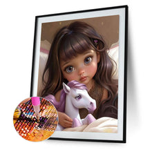 Load image into Gallery viewer, Diamond Painting - Full Round - little girl (30*40CM)
