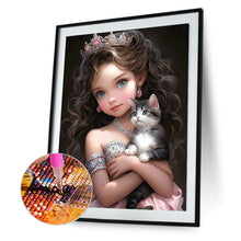 Load image into Gallery viewer, Diamond Painting - Full Round - little girl (30*40CM)
