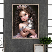 Load image into Gallery viewer, Diamond Painting - Full Round - little girl (30*40CM)
