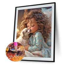 Load image into Gallery viewer, Diamond Painting - Full Round - little girl (30*40CM)
