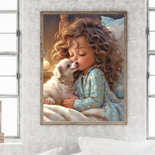 Load image into Gallery viewer, Diamond Painting - Full Round - little girl (30*40CM)
