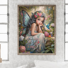 Load image into Gallery viewer, Diamond Painting - Full Round - little girl (30*40CM)
