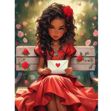 Load image into Gallery viewer, Diamond Painting - Full Round - valentine&#39;s day kids (30*40CM)
