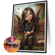 Load image into Gallery viewer, Diamond Painting - Full Round - big eyed little girl (30*40CM)
