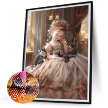 Load image into Gallery viewer, Diamond Painting - Full Round - big eyed little girl (30*40CM)
