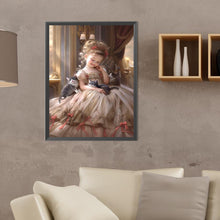 Load image into Gallery viewer, Diamond Painting - Full Round - big eyed little girl (30*40CM)
