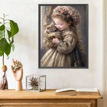 Load image into Gallery viewer, Diamond Painting - Full Round - big eyed little girl (30*40CM)
