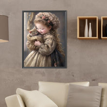 Load image into Gallery viewer, Diamond Painting - Full Round - big eyed little girl (30*40CM)

