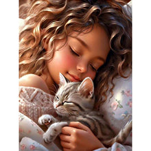 Load image into Gallery viewer, Diamond Painting - Full Round - big eyed little girl (30*40CM)
