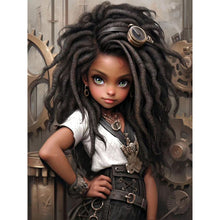 Load image into Gallery viewer, Diamond Painting - Full Round - big eyed little girl (30*40CM)
