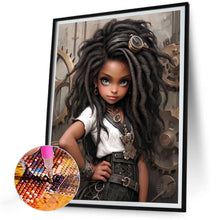 Load image into Gallery viewer, Diamond Painting - Full Round - big eyed little girl (30*40CM)
