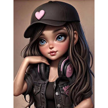 Load image into Gallery viewer, Diamond Painting - Full Round - big eyed little girl (30*40CM)
