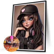 Load image into Gallery viewer, Diamond Painting - Full Round - big eyed little girl (30*40CM)
