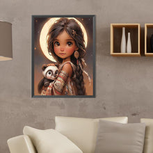 Load image into Gallery viewer, Diamond Painting - Full Round - big eyed little girl (30*40CM)
