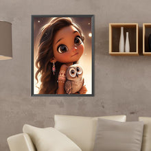 Load image into Gallery viewer, Diamond Painting - Full Round - big eyed little girl (30*40CM)
