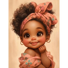 Load image into Gallery viewer, Diamond Painting - Full Round - big eyed little girl (30*40CM)
