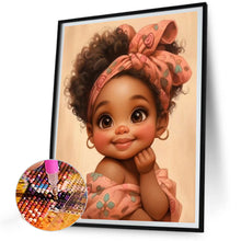 Load image into Gallery viewer, Diamond Painting - Full Round - big eyed little girl (30*40CM)
