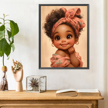 Load image into Gallery viewer, Diamond Painting - Full Round - big eyed little girl (30*40CM)
