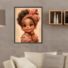 Load image into Gallery viewer, Diamond Painting - Full Round - big eyed little girl (30*40CM)
