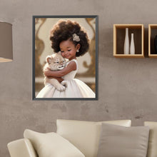 Load image into Gallery viewer, Diamond Painting - Full Round - big eyed little girl (30*40CM)
