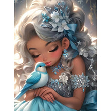 Load image into Gallery viewer, Diamond Painting - Full Round - big eyed little girl (30*40CM)
