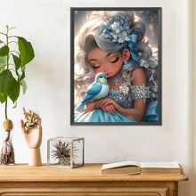 Load image into Gallery viewer, Diamond Painting - Full Round - big eyed little girl (30*40CM)
