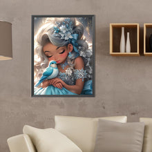Load image into Gallery viewer, Diamond Painting - Full Round - big eyed little girl (30*40CM)
