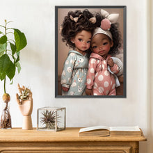 Load image into Gallery viewer, Diamond Painting - Full Round - big eyed little girl (30*40CM)
