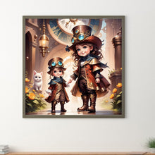 Load image into Gallery viewer, Diamond Painting - Full Round - cartoon girl (50*50CM)
