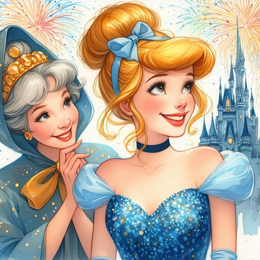 Diamond Painting - Full Round - Princess (50*50CM)