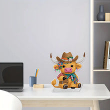 Load image into Gallery viewer, Acrylic Rabbit/Owl Cute Yak 5D DIY Diamond Art Tabletop Decor Home Office Decor
