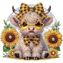 Load image into Gallery viewer, Diamond Painting - Partial Special Shaped - highland yak (30*30CM)
