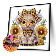 Load image into Gallery viewer, Diamond Painting - Partial Special Shaped - highland yak (30*30CM)
