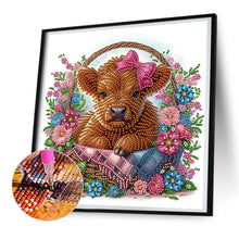 Load image into Gallery viewer, Diamond Painting - Partial Special Shaped - highland yak (30*30CM)
