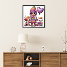 Load image into Gallery viewer, Diamond Painting - Partial Special Shaped - garden girl (30*30CM)
