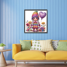 Load image into Gallery viewer, Diamond Painting - Partial Special Shaped - garden girl (30*30CM)
