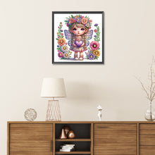 Load image into Gallery viewer, Diamond Painting - Partial Special Shaped - garden girl (30*30CM)
