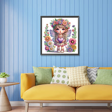 Load image into Gallery viewer, Diamond Painting - Partial Special Shaped - garden girl (30*30CM)
