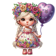 Load image into Gallery viewer, Diamond Painting - Partial Special Shaped - garden girl (30*30CM)
