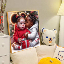 Load image into Gallery viewer, Diamond Painting - Full Round - cartoon black man (40*40CM)
