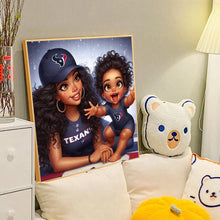 Load image into Gallery viewer, Diamond Painting - Full Round - cartoon black man (40*40CM)
