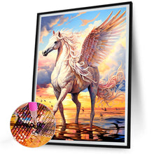 Load image into Gallery viewer, Diamond Painting - Full Round - Pegasus on the sea (30*40CM)
