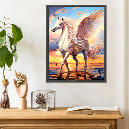 Diamond Painting - Full Round - Pegasus on the sea (30*40CM)